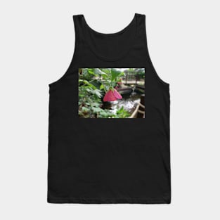 Purple bell flower bokeh garden Tank Top